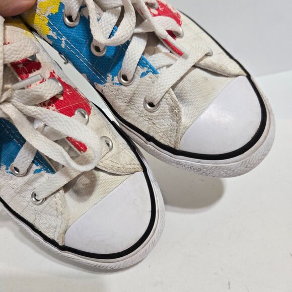 Converse All Stars Youth Size 1/32 World Map sneakers Geography Travel Canvas - Picture 3 of 5